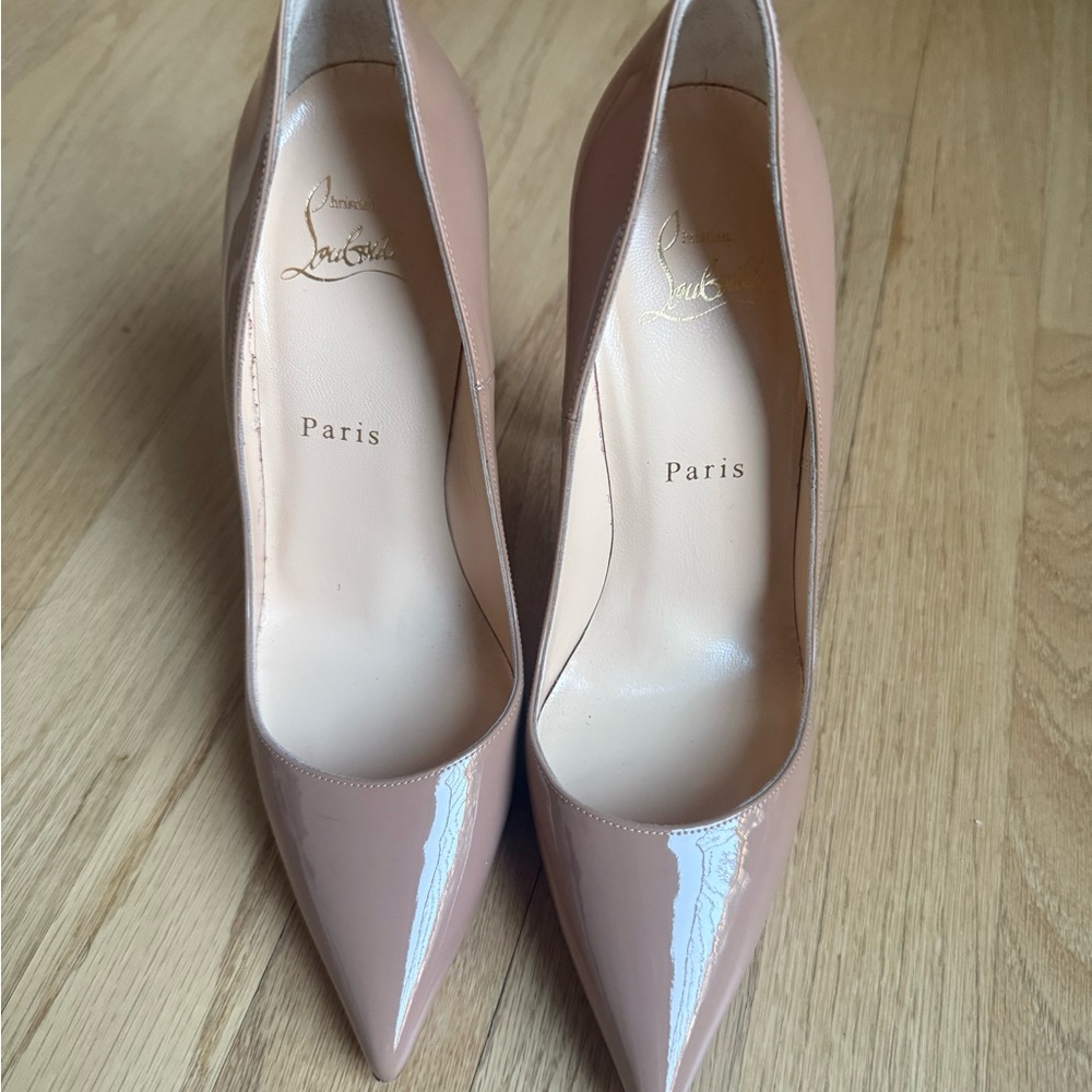 Christian Louboutin So Kate 120 mm patent nude